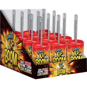 Kandy Ka-Boom Sour Cherry Popping Candy 12ct